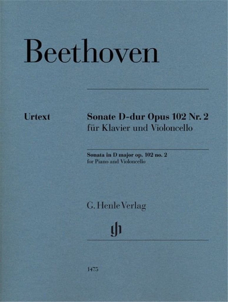Violoncello Sonata D Major Op. 102 No. 2